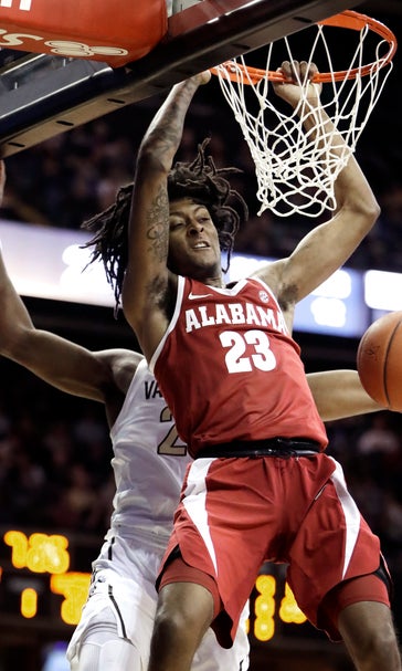 Alabama gets rare win at Memorial Gym, beating Vandy 77-67